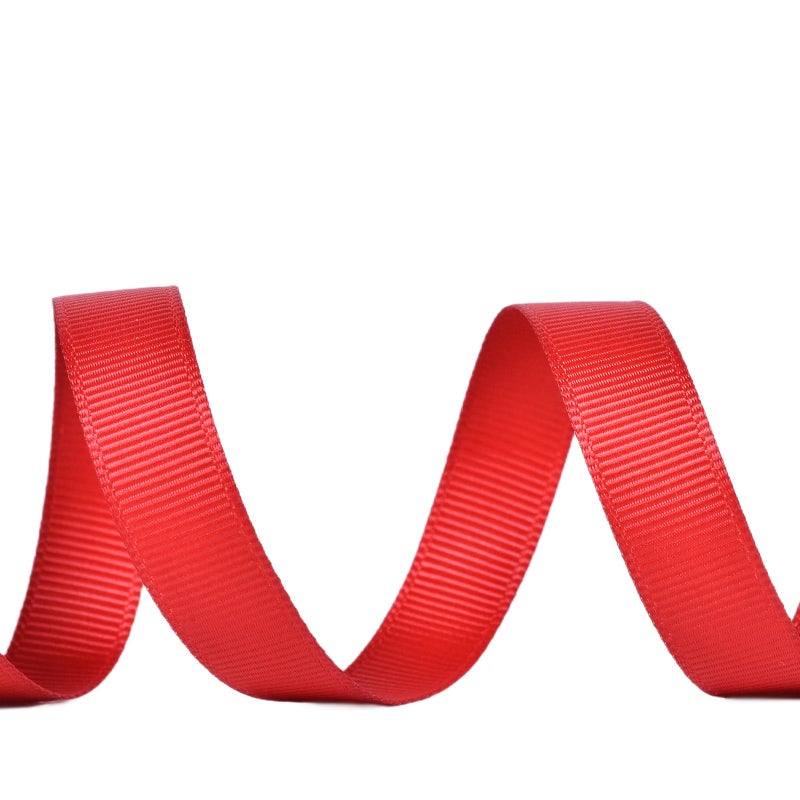 Ribest 1 inch Red Grosgrain Ribbon 50 Yards Per Roll for Crafts Bow Maker Wreaths Gift Wrapping Hair Accessories Wedding - Image 4